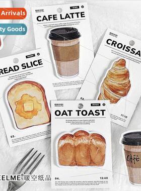 Bread Coffee  Weather Sticky Notes ght Retro Creative Writab
