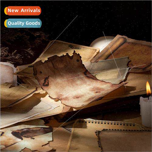 Material paper blank notes series vintage old book pages diy