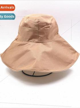 Outing leisure round top large brim sun hat anti-ultraviolet