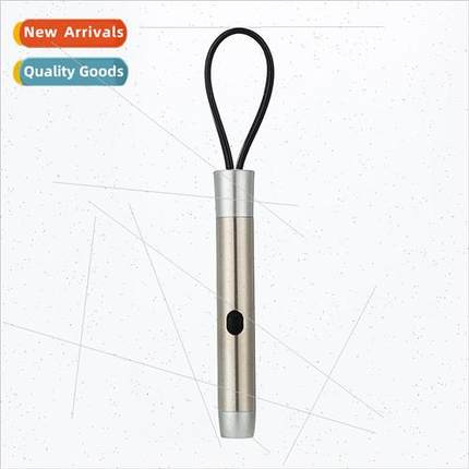 Stainless Steel Mini Flashlight LED ghting UV395 Purple Mone