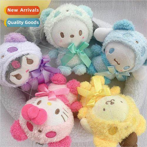 New plush doll kitten keychain cute puppy bag pendant catch