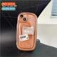 caramel fit text iphone14promax INS Americana label apple