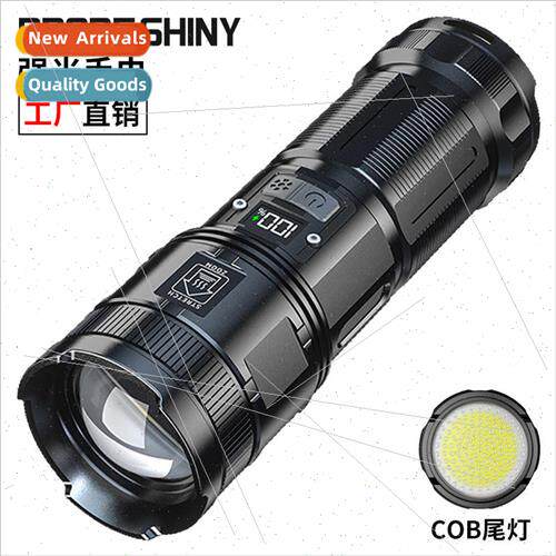 Multi-function strong light flashlight built-in high-capacit