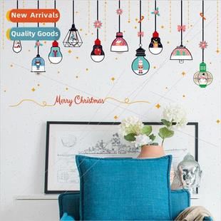 Christmas chandelier New Year bedside corner cabinet decorat