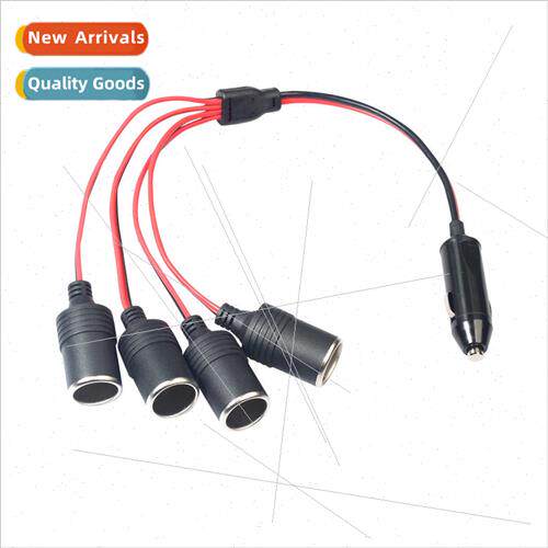 Adequate High-power car cigarette lighter one tow four power