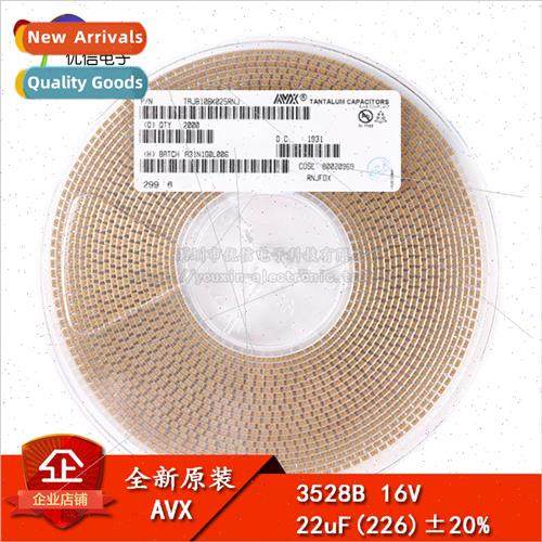 al SMT Tantalum Capacitor 3528B 22uF±20% 16V TAJB226M016RNJ