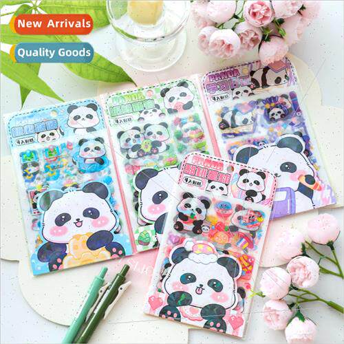 Panda PET Frosted Stickers Cartoon Cute Creative DIY Decorat