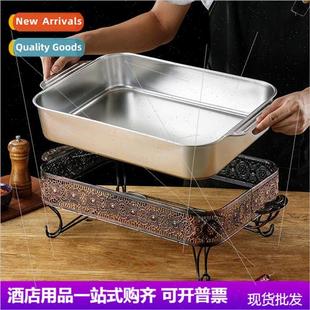 Stainless steel fish grill pan home special pot induction gr