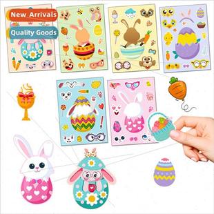 diy resurr stickers swap face children Easter eggs pack
