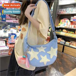terary fashion pentagram star female students tutorial bag 2