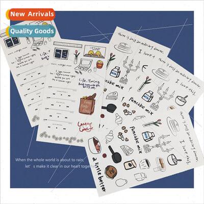 Korea single ins simple life graffiti sticker tablet phone c