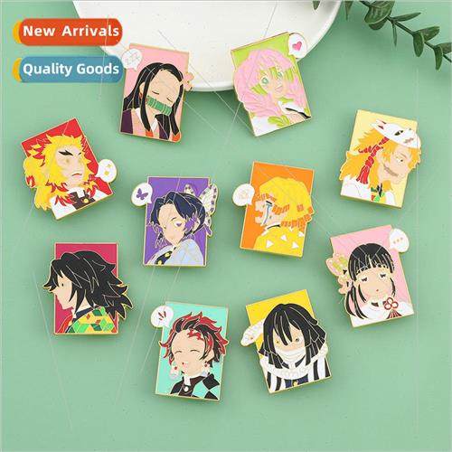 Demon Slayer Metal Brooch Demon Slayer Anime and Manga Neigh