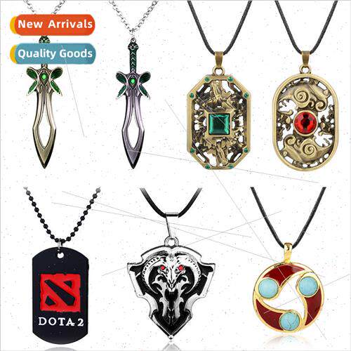 Blade Tower  Alloy Necklace DOTA2 Immortal Shield Evasion Am