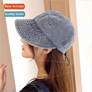 cowboy tongue new Duck head sub big cap 2023 old washed