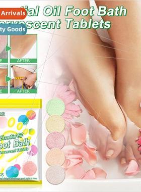 Foot Bath Effervescent Tablets Foot Spa Essence Odor Helps S