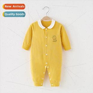 Baby onesie spring fall and winter cotton newborn clothes ea