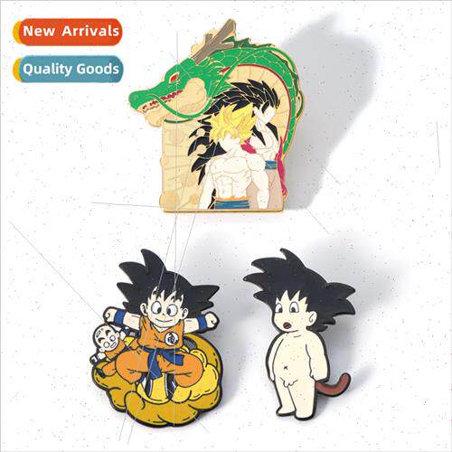Seven Dragon Ball Monkey King stainless steel badge Erchuang