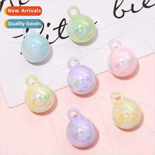 16mm acrylic colorful with hanging round beads loose beads d