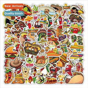 Festival Food Doodle Stickers ggag Organizer Mexican