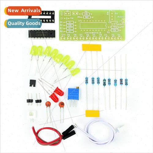 LM3915 Soldering Training Kit 10-Segment Audio Level Indicat