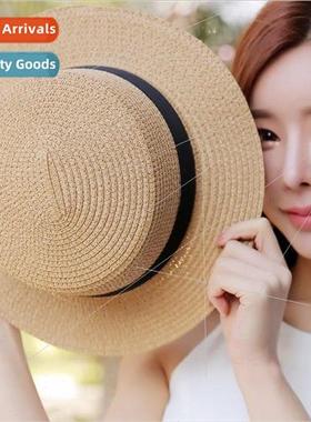 Beanie children outing straw hat summer England small bowler