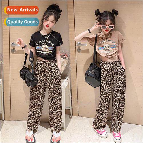 Childrens 2023 new childrens clothing girls casual suit summ