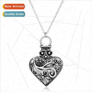 Vintage Sculpted Peach The Pendant Diaries Heart Nec Vampire