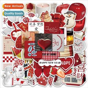 New Years stickers pcs handbook Year festivities