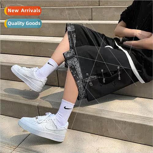 Summer shorts ins Hong Kong  loose mens Japanese Harajuku  h