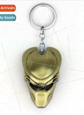 Alien vs. Iron Blood Warrior Keychain Alien Mask Fine Platin