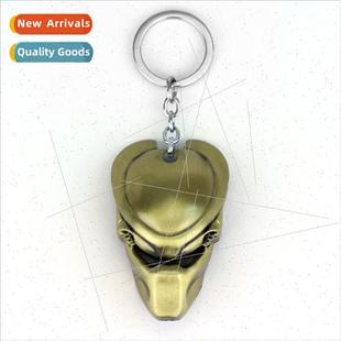 Alien vs. Iron Blood Warrior Keychain Alien Mask Fine Platin
