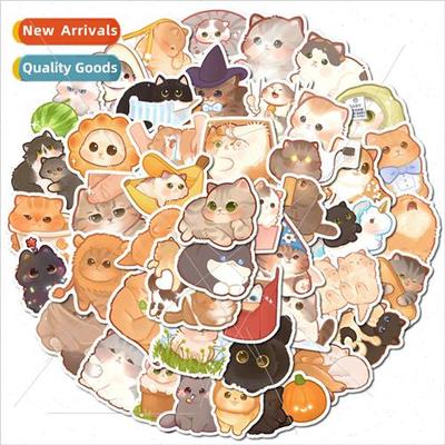 50 new cute cat stickers computer laptop helmet bike handboo
