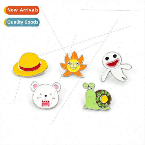 Badge King of Thieves badge ffy straw hat brooch anime alloy