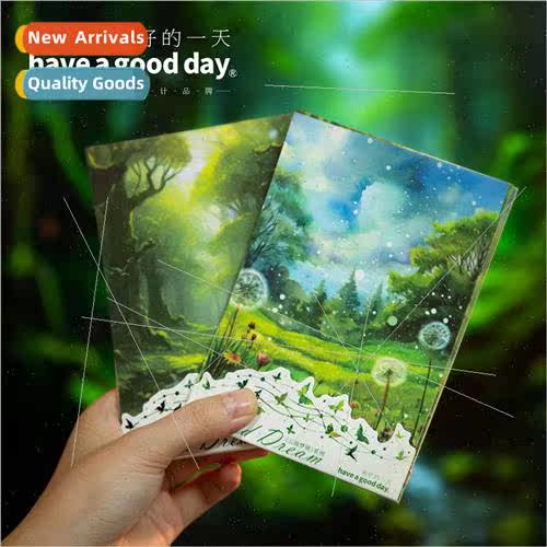 Clouds dream series special oil stickers retro literary oil