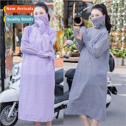 Cotton face covering electric car sunscreen clothing female