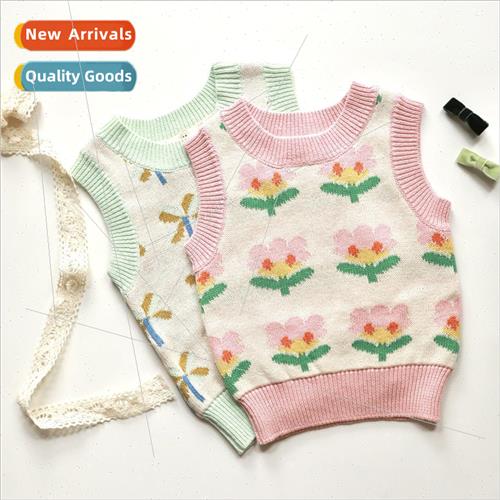 Childrens outer wear knitted undershirt undershirt 2023 fall