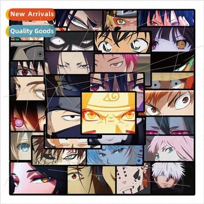 40 anime character eyes graffiti stickers decorative guitar