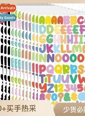 0.5 inch cartoon alphabet sticker set 15 pcs 1350 pieces of
