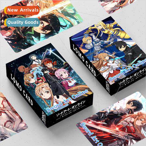 Sword & Sworcery double-sided 30 small cards LOMO card anime