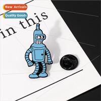 Fly a future robot metal pin cartoon anime badge bag jewelry