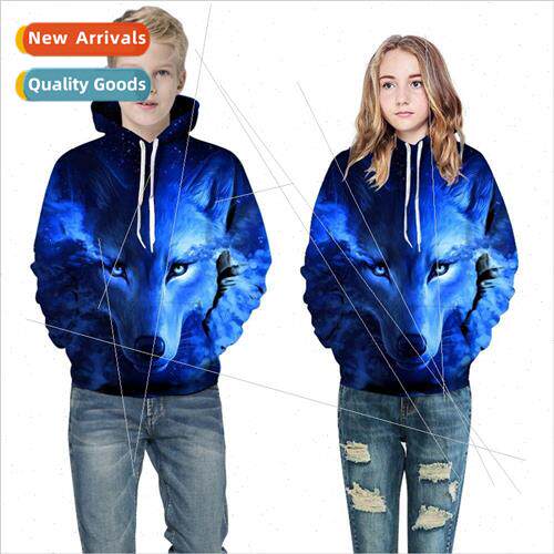 New Star Unicorn Digital Printed Hooded Sweatshirt Boys and