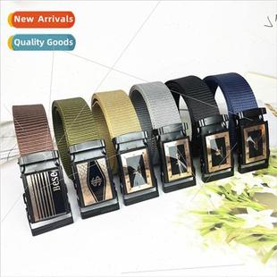 Faux Nylon Pattern Mens Too Tank Woven Business Outdoor Belt