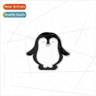 penguin brooch oil Cute metal fat drip badge cartoon