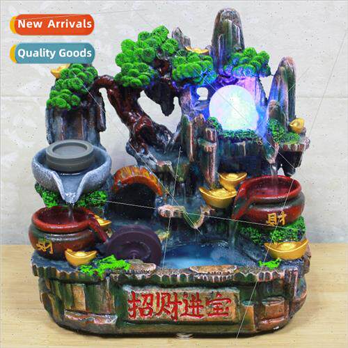 Wigwam flowing water fountain bonsai office desktop humidifi