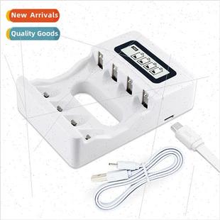Four sting New LCD Input Battery 1.2V Slot Charger USB