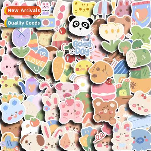 Korea bear cookies 80 handbook stickers cartoon cute animal