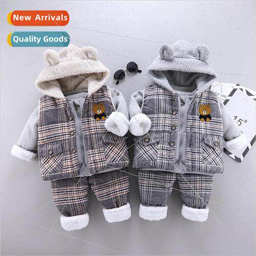 Baby fall and winter sets of infant and toddler padded and t