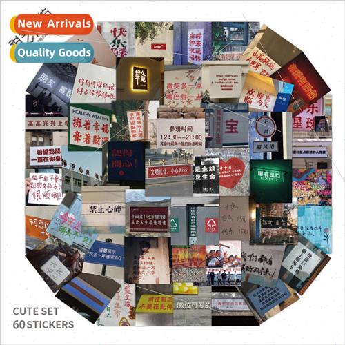 60 city personalized slogans text emoticons stickers mugs gu