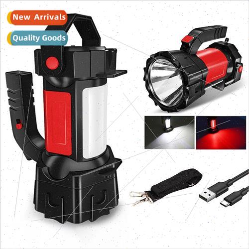 LED Built-in Battery USB Rechargeable Portable Camping ght O