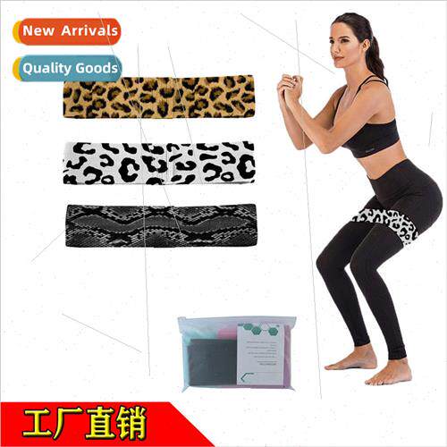 Printed hip ring latex -slip elastic band resistance hip rin
